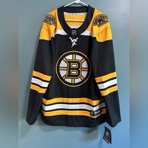 NHL Boston Bruins Fanatics Hockey Official Licensed Jersey Men's Size Large NEW
